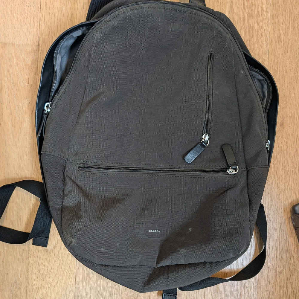 Skagen Olive and Black Backpack - Picture 2 of 6